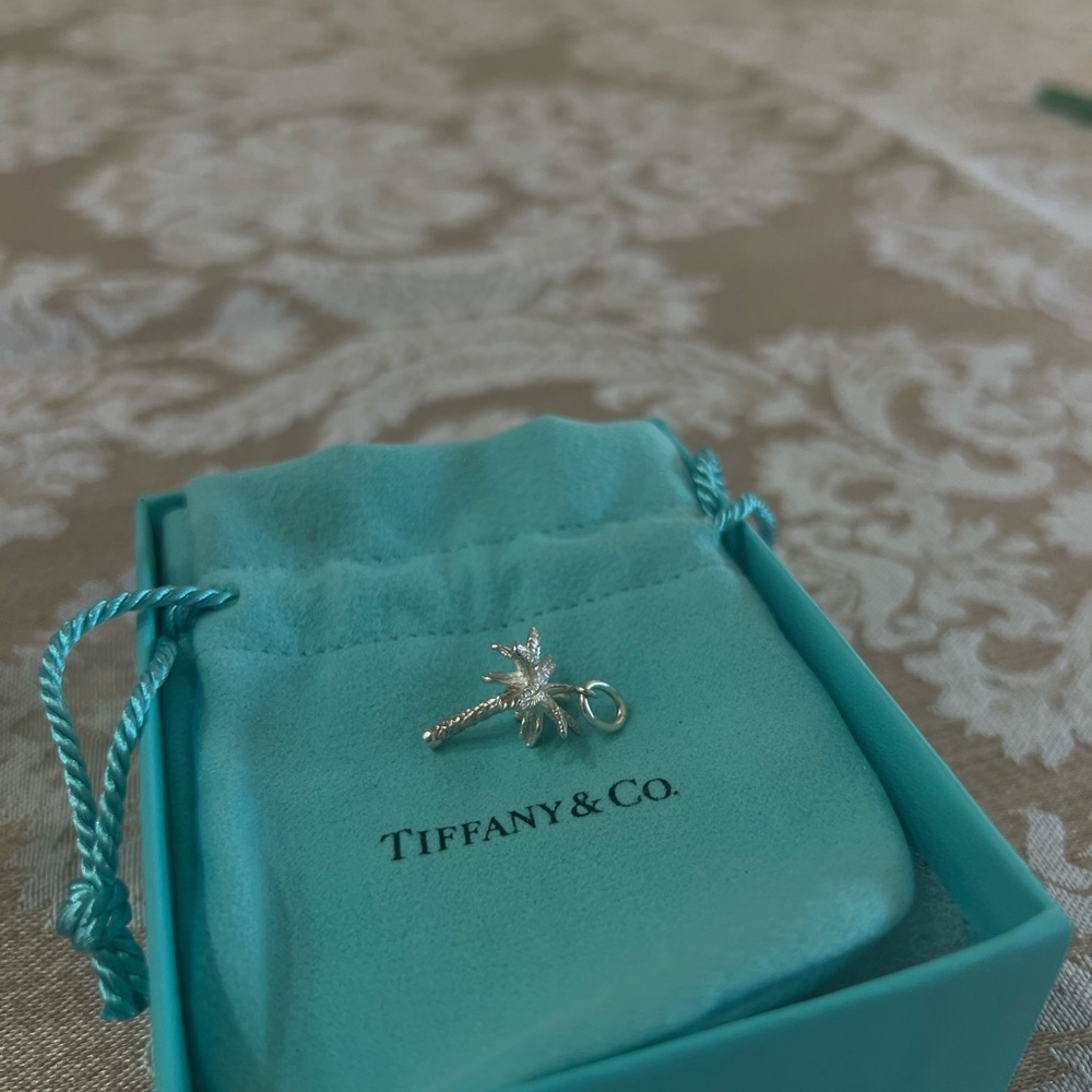 Palm Tree Charm in Silver Tiffany & Co